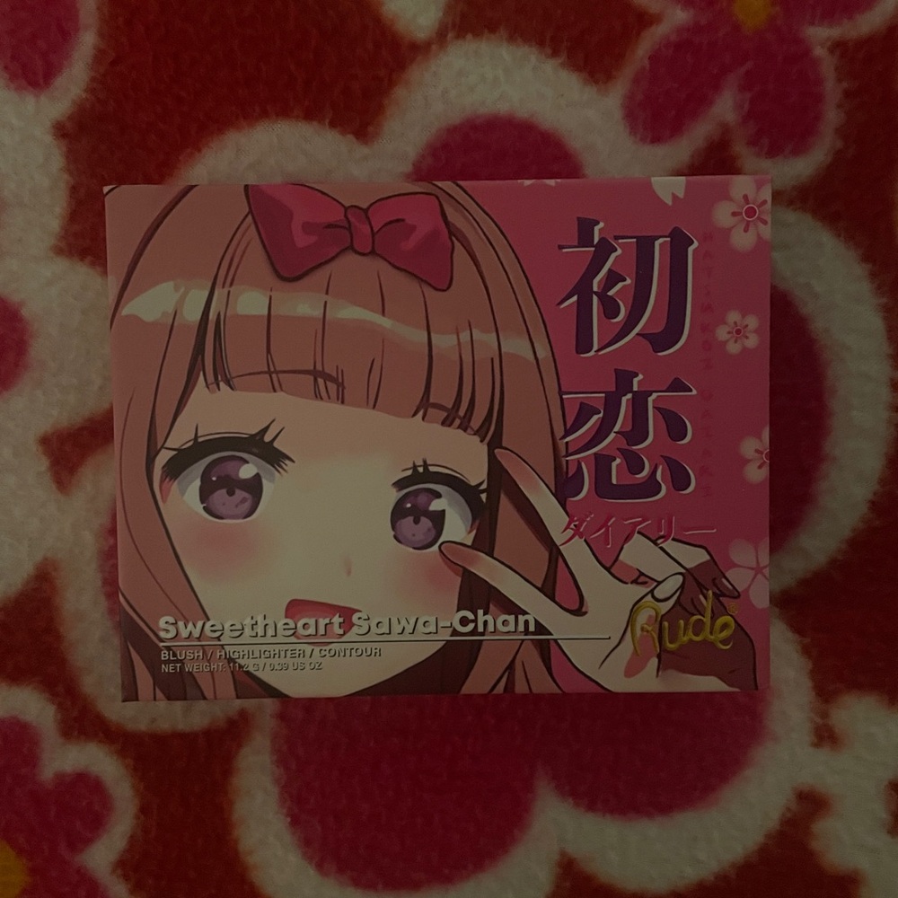 RUDE First Love Diary Blush Palette in Pink
